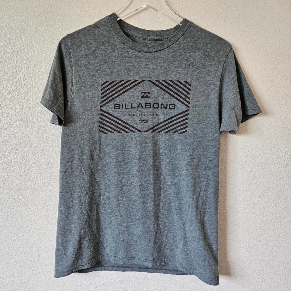 Billabong Crew Neck Shirt Size Medium Casual Gray